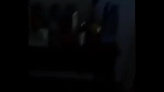 Fucking GF doggystyle and cumming on the brush ass